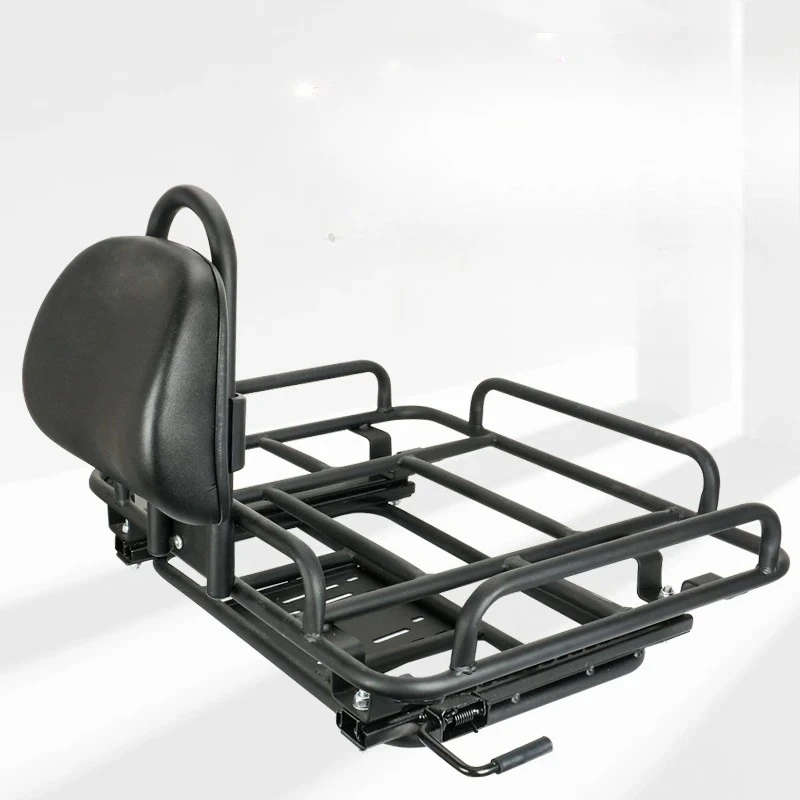 Electric vehicle motorcycle telescopic sliding takeaway rack tail rack fixing bracket trunk mobile shelf bracket tail rack