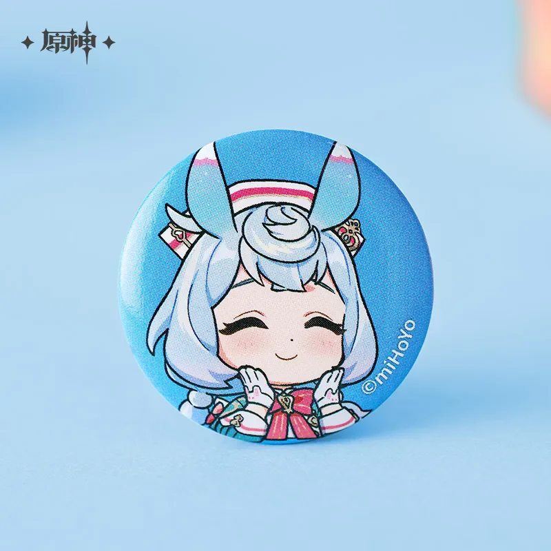 [Echt] Game Genshin Impact Sigewinne Voedingspakket Geschenkdoos Cosplay Opbergtas sticker badge Geschenkdoos Kerstcadeaus