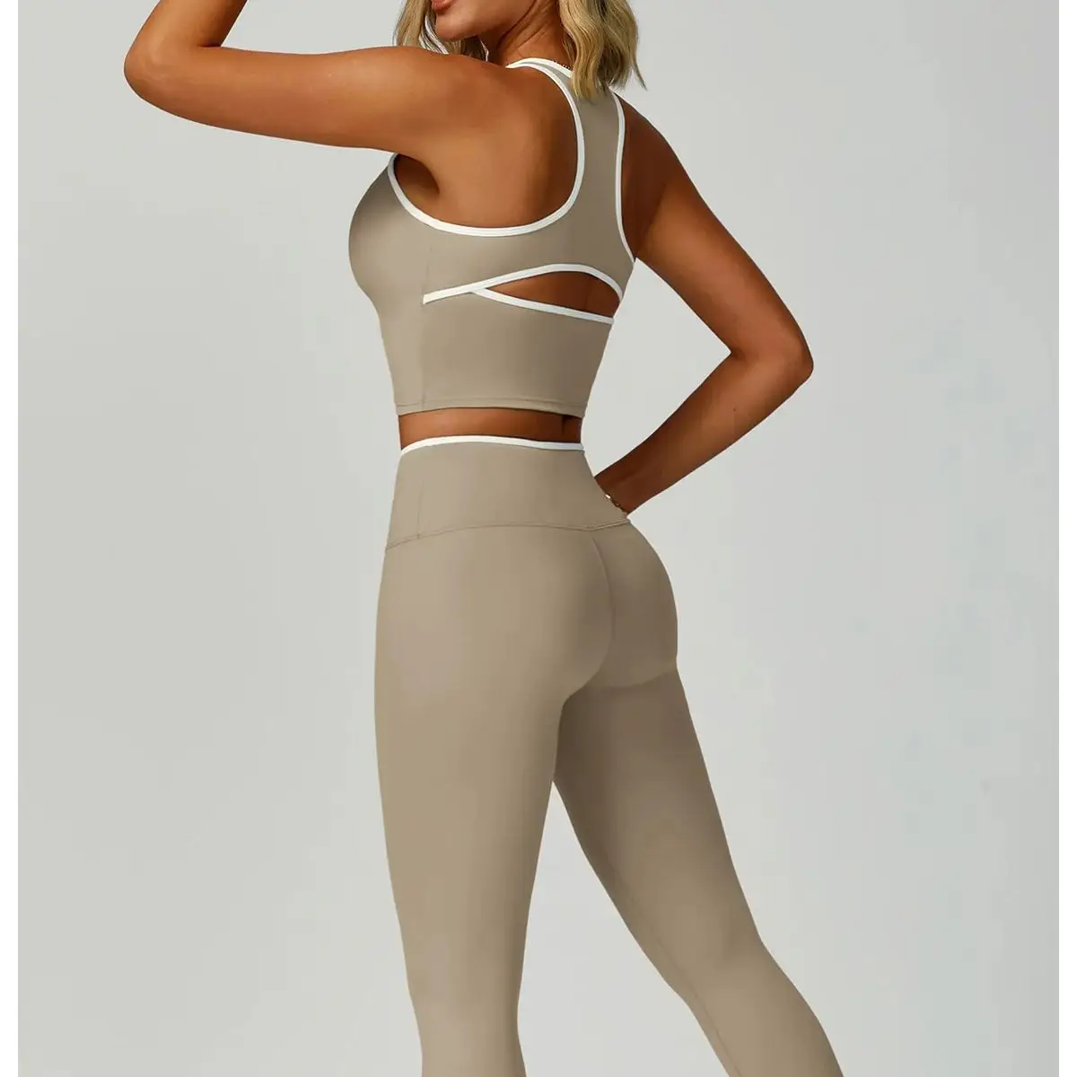 スポーツセット レディース ジャージ 上下セット 2点セット 速乾 ジムセット ヨガウェア ランニング スポーツブラ ストレッチ ワークアウトレギンス ヨガ服 2