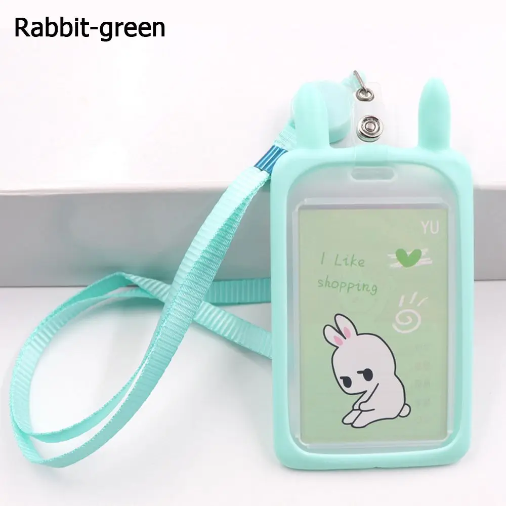 1PC Cute Bank Identity Credit Cover Case Card Holder ID Card Sleeve Bus Card Case