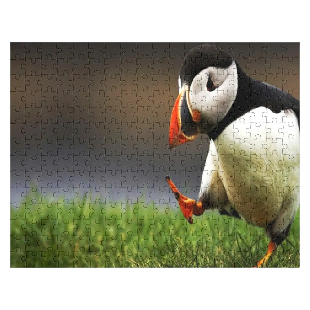 

Dancing puffin Jigsaw Puzzle Personalised Puzzle Puzzle Custom Wooden Name Puzzle Custom Personalized