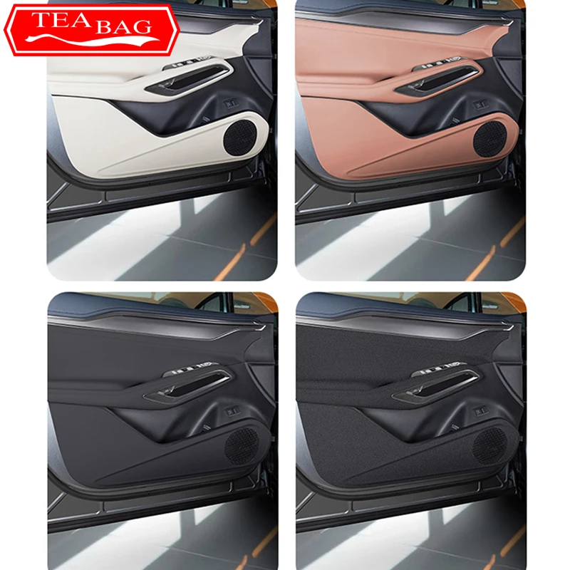 For BYD Song L 2023 2024 Car Styling Door Anti-kick Mat Original Color Protection Mat Seat Anti-kick Stickers Auto Accessories