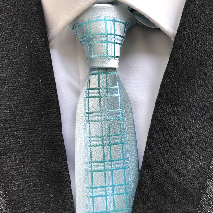 

New Designer Men's Ties Jacquard Woven Necktie Contrast Knot with Diagonal Stripes Cravat