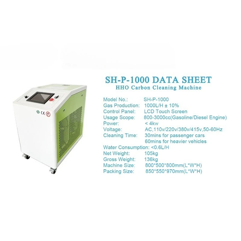 Factory Supply Fully Automatic Decarbonize Engine Carbon Cleaner Other Car Care Device Non Disassembly Engines 1000L/H