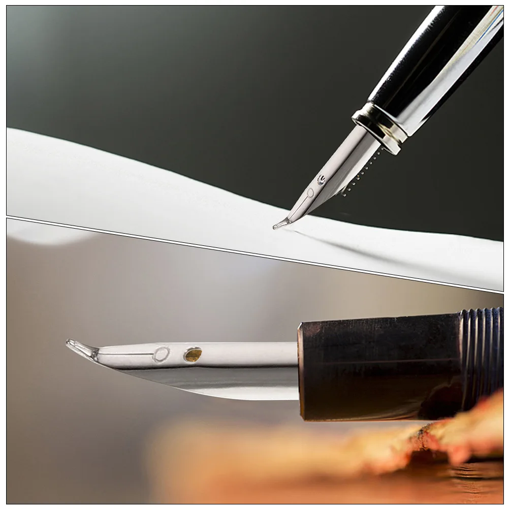 

15 шт., сменные металлические наконечники для перьевых ручек для практики каллиграфии, студентов, аксессуары для ручек художника