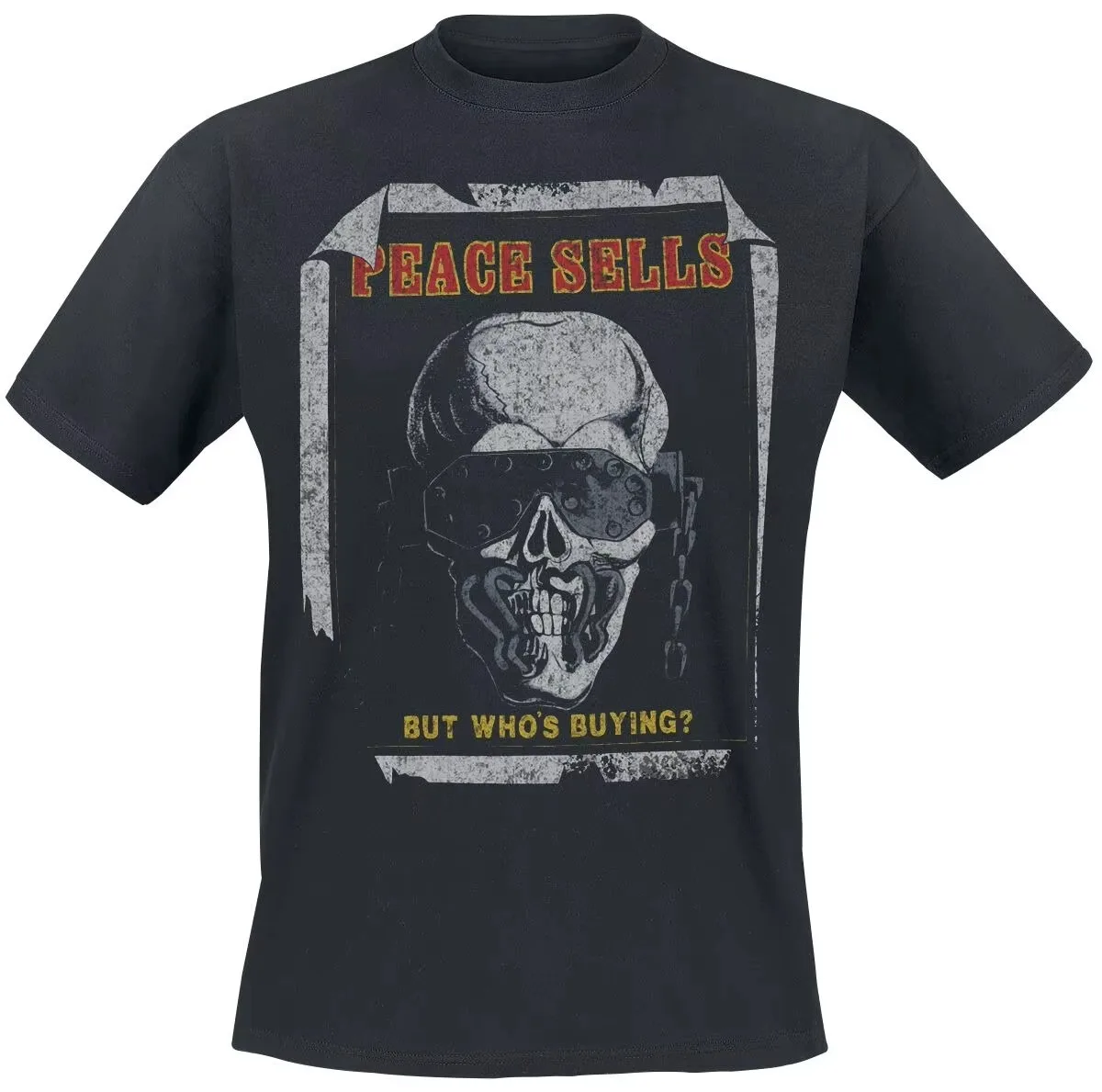 Peace Sells But Who's Buying Megadeth Thrash Metal Band Graphic T-Shirt Cotton Men Women Streetwear Tee