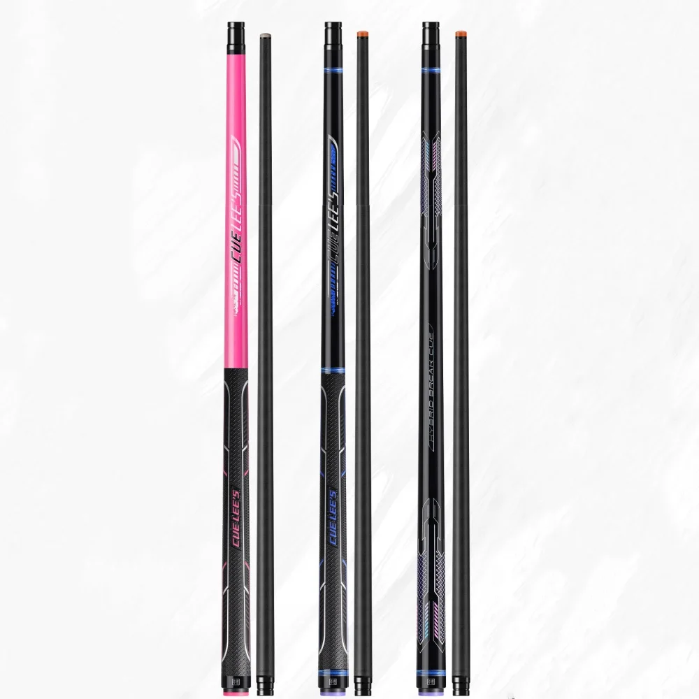 CUELEE 57-inch Evil Blade Carbon Fiber Billiard Pool Cue Stick 13mm Break Punch Performance