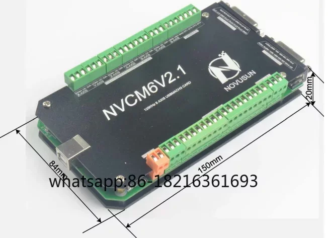 

V2.1 3/4/5/6-Axis CNC Controller MACH3-Breakout USB Interface Board Motion Control Card for Stepper Motor CNC Engraving