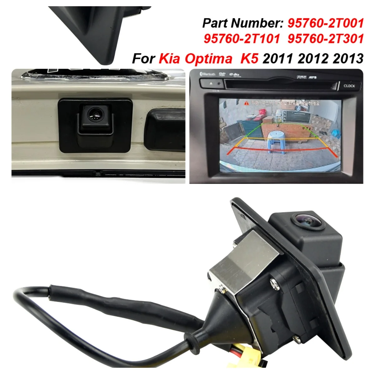 

Rear View Camera Parking Assist Backup Camera 95750-3W110 957503W120 For Kia Sportage 2010-2015 car assecories car Camera