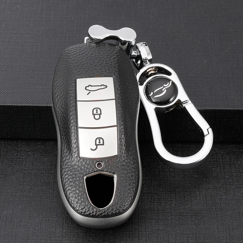 Custodia in pelle TPU per auto per Porsche Cayenne 958 911 Lepin 996 Macan Boxster Panamera 997 944 924 Panamera 718 971 9YA