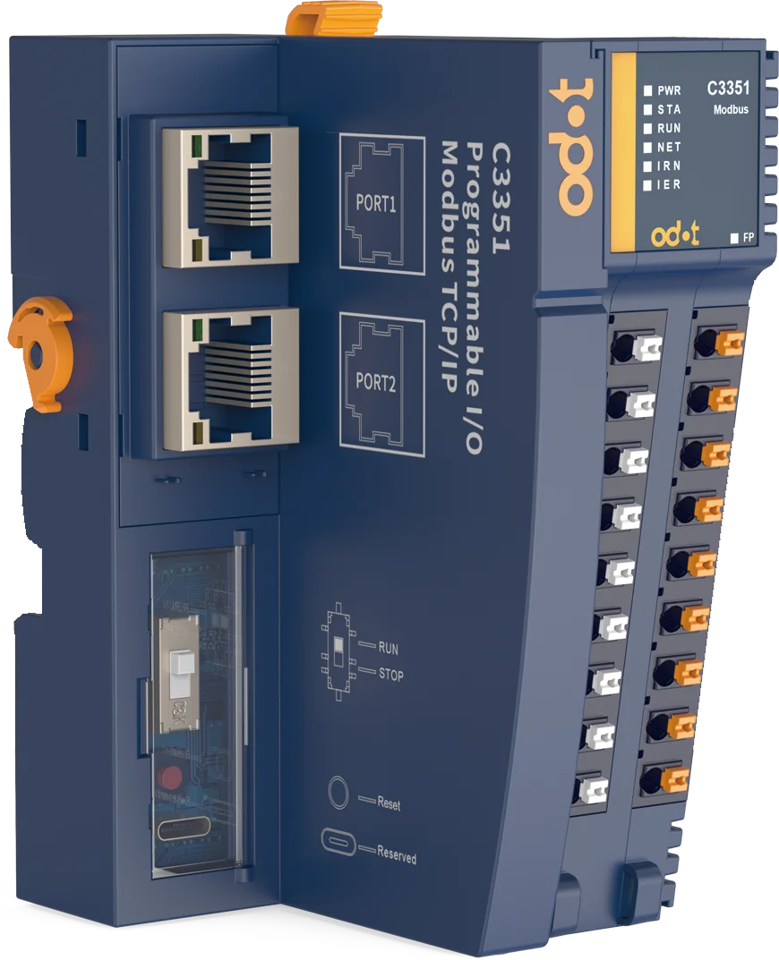 ODOT C3351 Warehouse Stock PLC Programming Controller IO Module PLC Controller Modbus Codesys SP17 plc