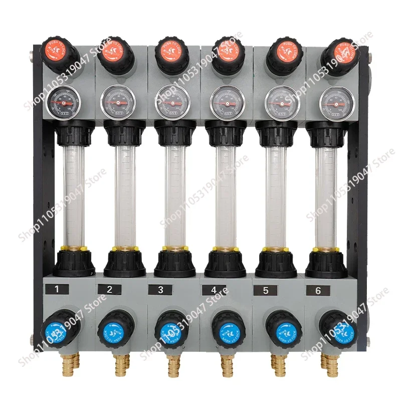 Injection Molding Machine Water Separator with Temperature Meter Precision Water Drainage Divider Waterway Control