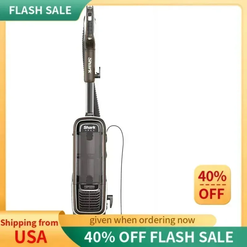 QZA4-Shark AZ1002 Apex Powered Lift-Away Upright Vacuum ^9Pwith DuoClean&Self-Cleaning Brushroll.Crevice Tool.Upholstery Tool$R