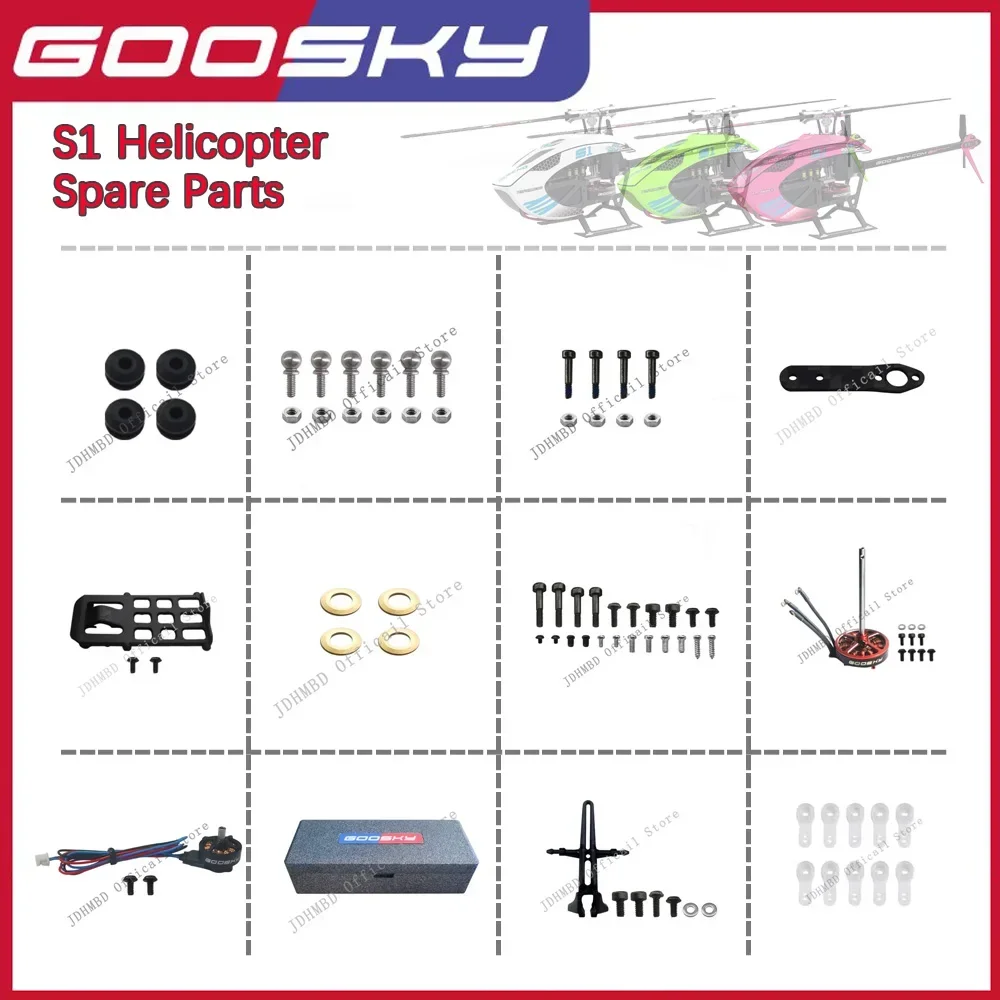

GOOSKY S1 Helicopter Spare Parts Battery Fixing Bracket Motor Screw Bearing