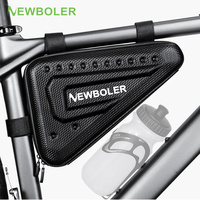 NEWBOLER 100% Waterproof MTB Road Bike Triangle Bag 2.5L Cycling Tube Bag Cycling Frame Front Bag Repair Tools Pannier Bike Bag