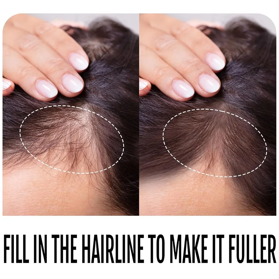 GOIPLE 10g Hairline Shadow Powder Hair Beard and Eyebrow Color Fill,Hair Root Complementary Colors Makeup Powders for Men Women