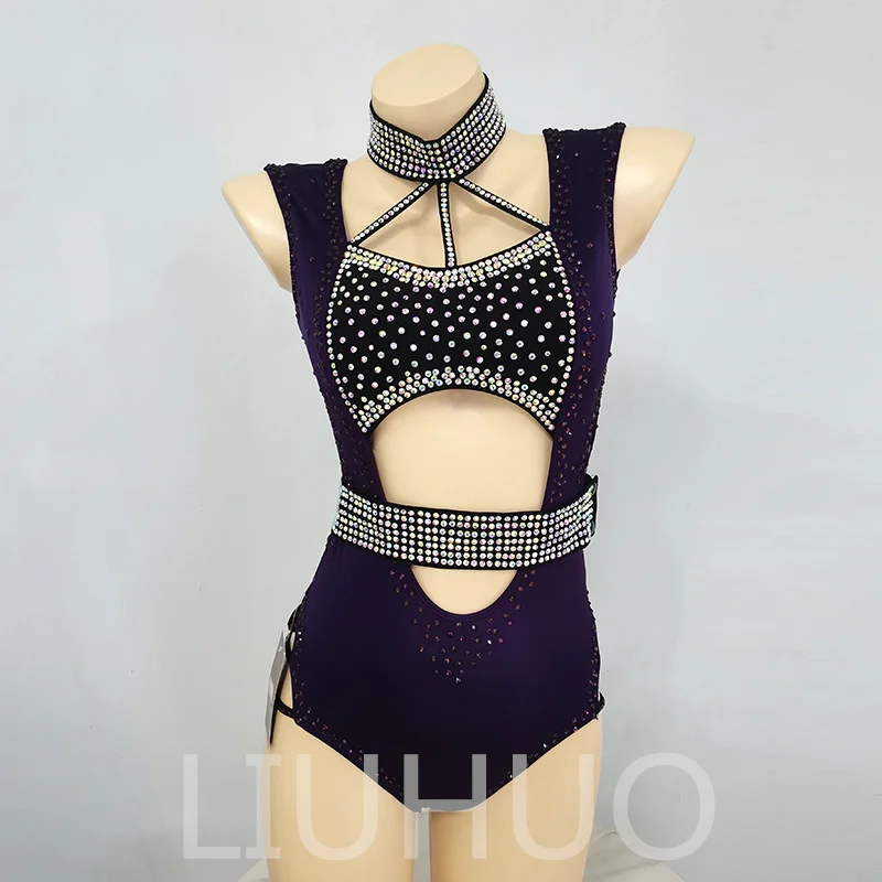 

LIUHUO New Modern Dance Attire Pole Dance Performance Attire Aerial Yoga Competition Attire Children Adult