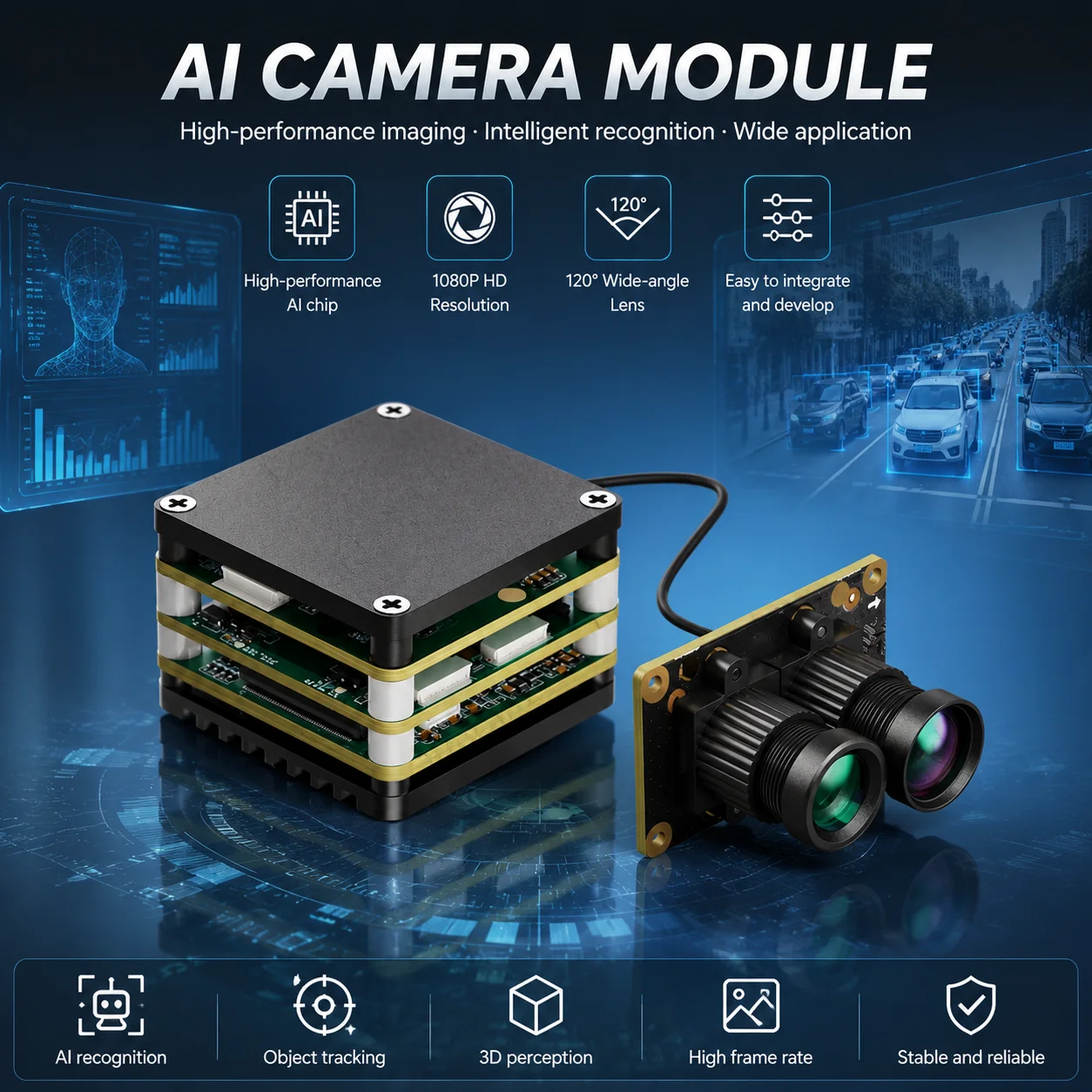 โมดูลกล้อง AI รุ่น Edward NEW  - Drone Racing Camera บทวิจารณ์และราคา