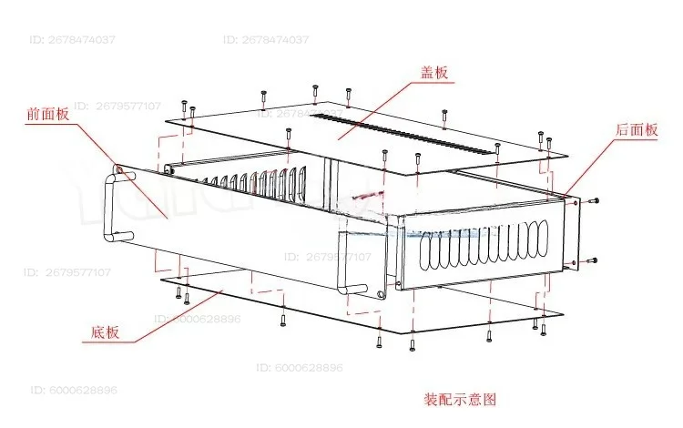 19-inch 3U Standard Chassis Server Industrial Control Chassis Rack-mounted Insert Chassis