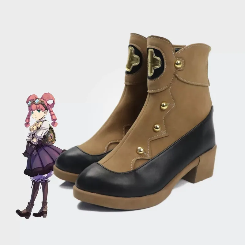

The Great Ace Attorney Iris Watson Cosplay Shoes Boots Halloween Custom Size