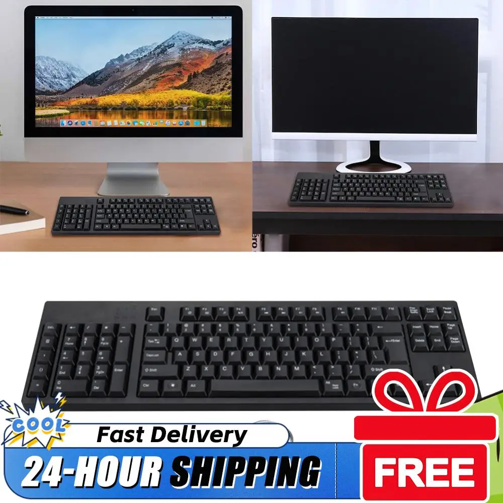 

Проводная эргономичная клавиатура для левшей, игровая офисная клавиатура, мультимедийная клавиатура Southpaw, двойной USB-хаб для ноутбуков, настольных ПК, геймеров