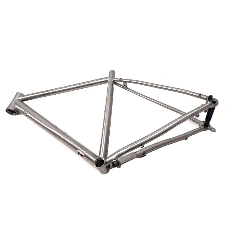 

Frame Gravel Titanium Racing Bike Parts Adult Bicycle Accessories Thru axle 142*12 Flat Mount Disc Brake 700c*45