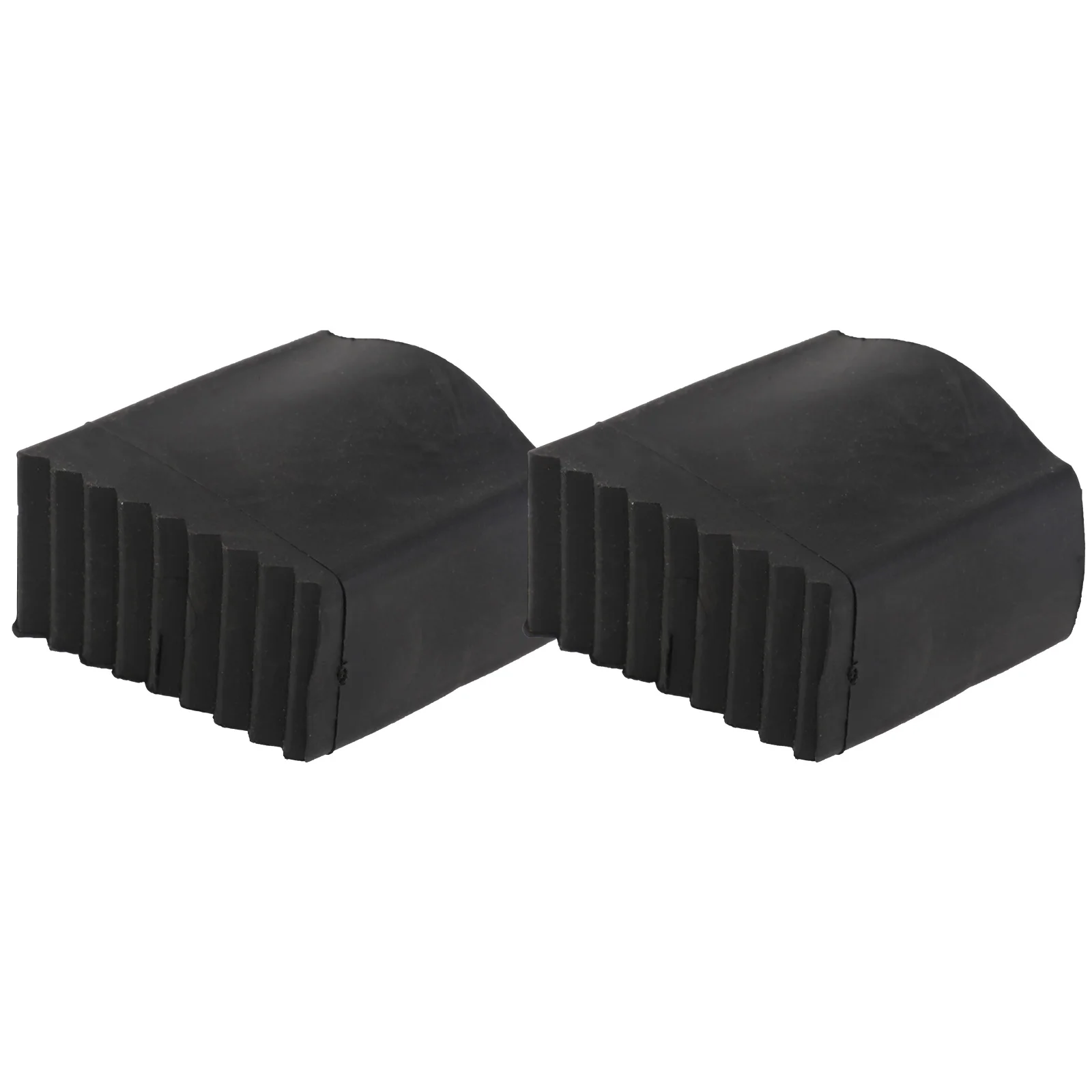 

2 Pcs Non-slip Rubber Ladder Foot Covers Durable Safe Stabilizer Step Accessories Replacements Wear-resistant Construction Tools