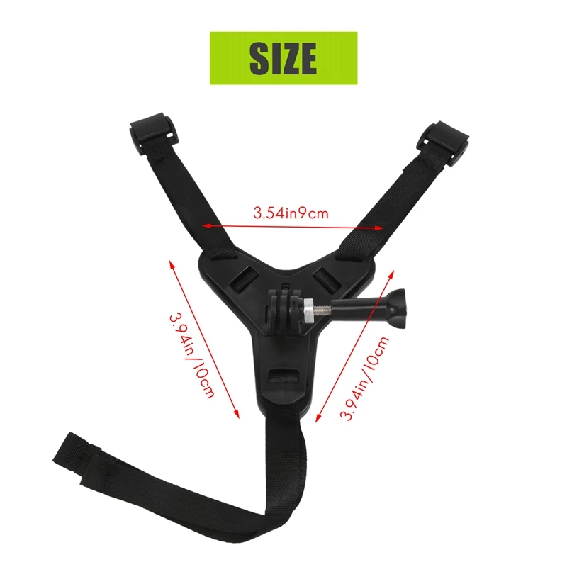 ที่ยึดคางบนหมวกกันน็อคสกี/มอเตอร์ไซด์หมวกนิรภัยสำหรับ dji/gopro HERO 8 7 6 5 SJCAM อุปกรณ์เสริมกล้องแอคชั่น