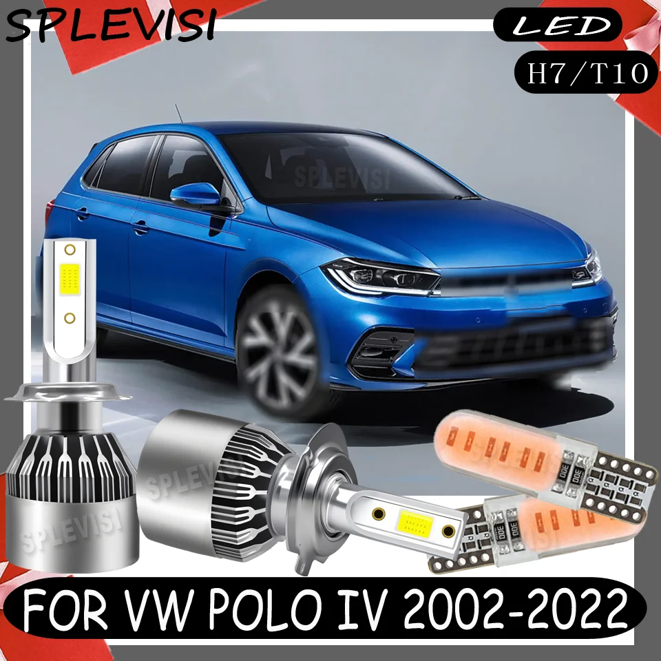 

Enhanced Night Driving Visibility Headlight Low Beam Lights For VW POLO IV 2002 2003 2004 2005 2006 2007 2008 2009 2010 -2022