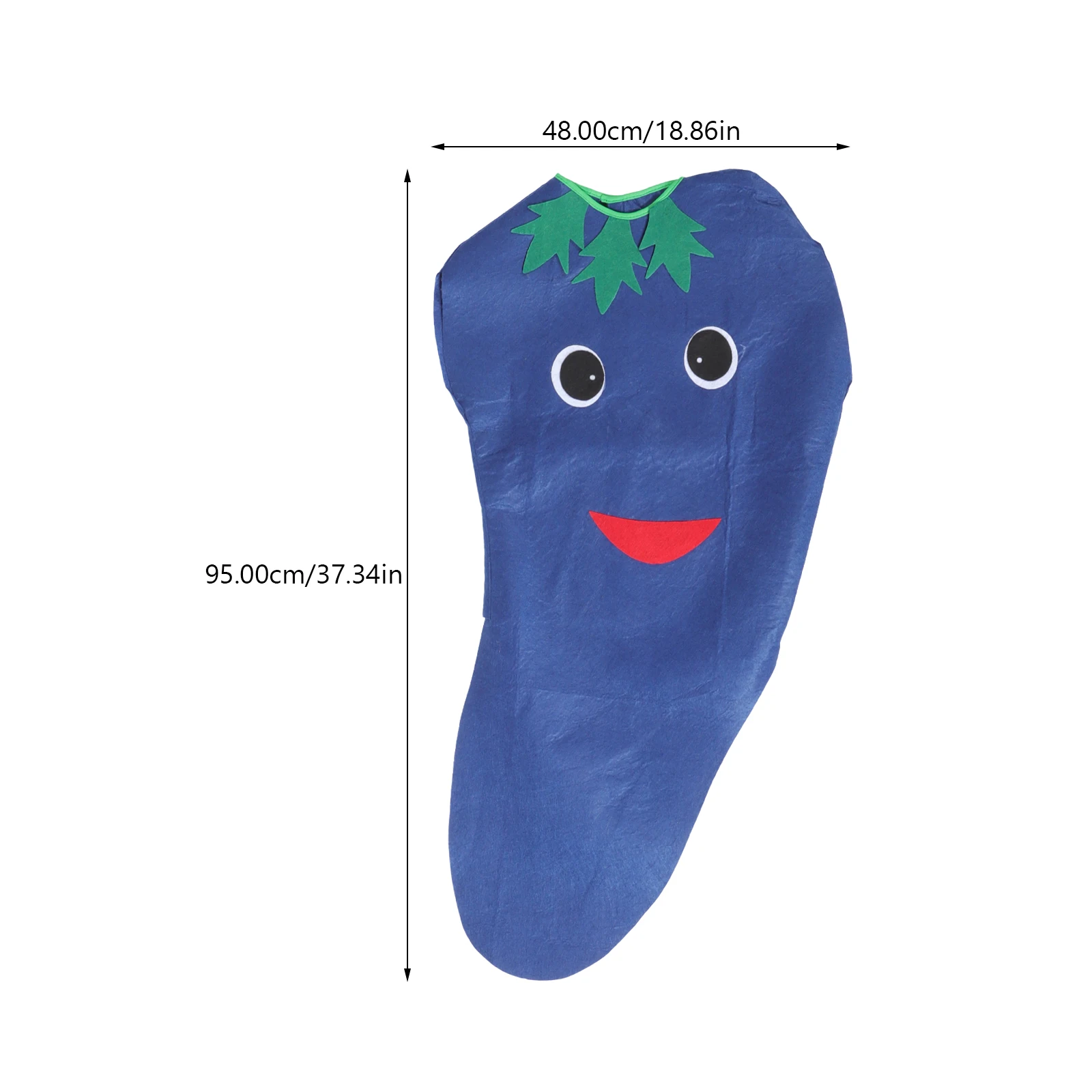 Vegetable Costume Kids Dress up Flowers Plants Clothing Toddler Party Cosplay Kit Stage Performance Festive Masquerade Carnival