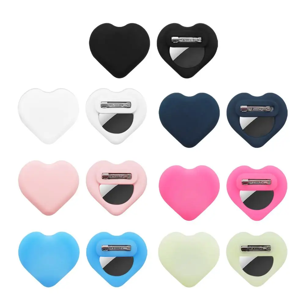 Silicone Case for airtag Invisible Pin Love Heart Protective Cover Shell Anti-scratch Anti-lost Device Buckle Cover