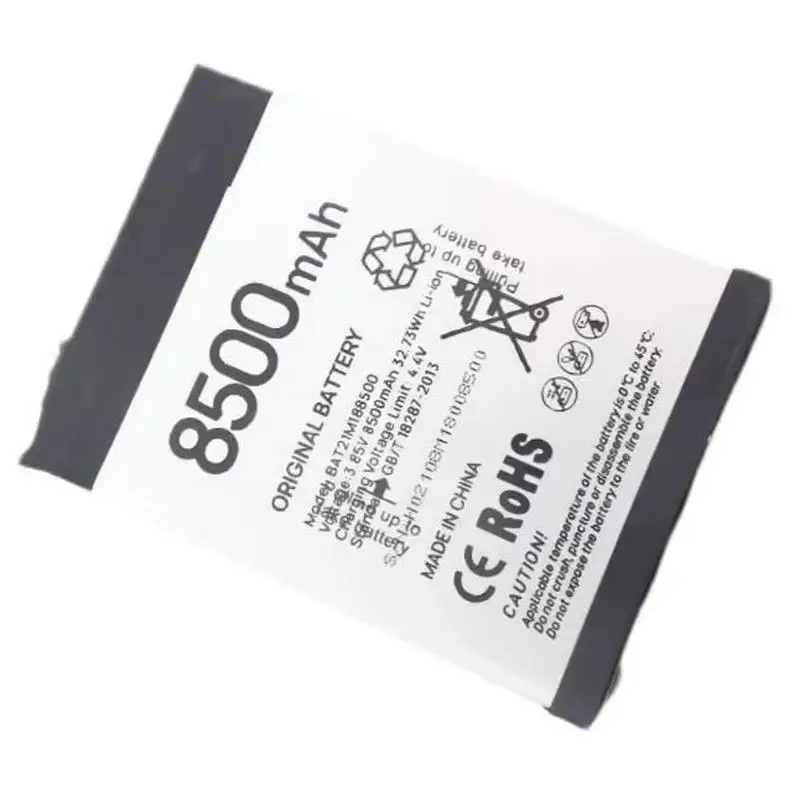 Doogee V11 Battery for Doogee V10 Original Batterie Li-Ion Rechargeable Batteries 8500mAh Mobile Phone Accessories