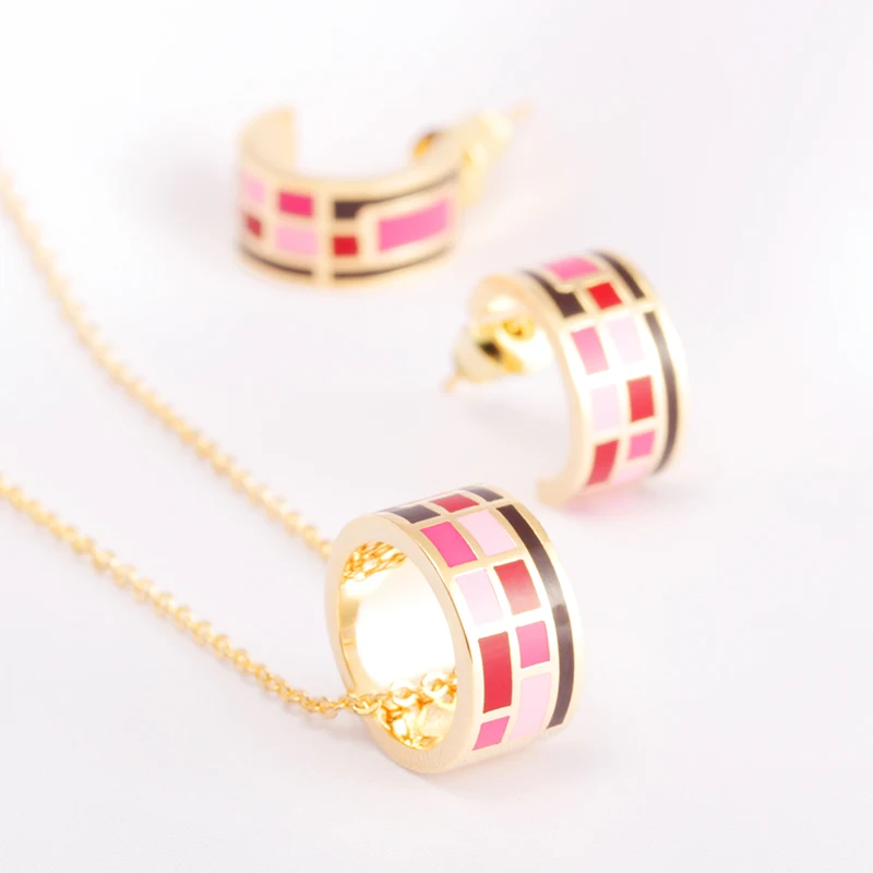 R&X Fashion Jewelry Dubai Ensemble Bijoux Women Anniversary Romantic Necklace/earrings Classic Jewelry Sets Trendy Dieraden Sets