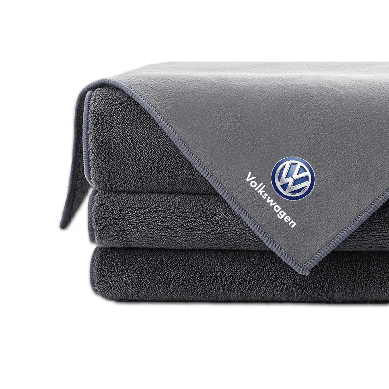 Double-Faced Car Towels Cleaning Drying Cloth Car Brush for Volkswagen CC Golf 6 7 GTI Tiguan Passat B5 B6 B7 Jetta MK5 MK6 Polo