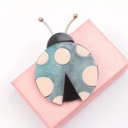 New Beetle Acrylic Brooch Fashion Insect Pins Jewelry Accessories