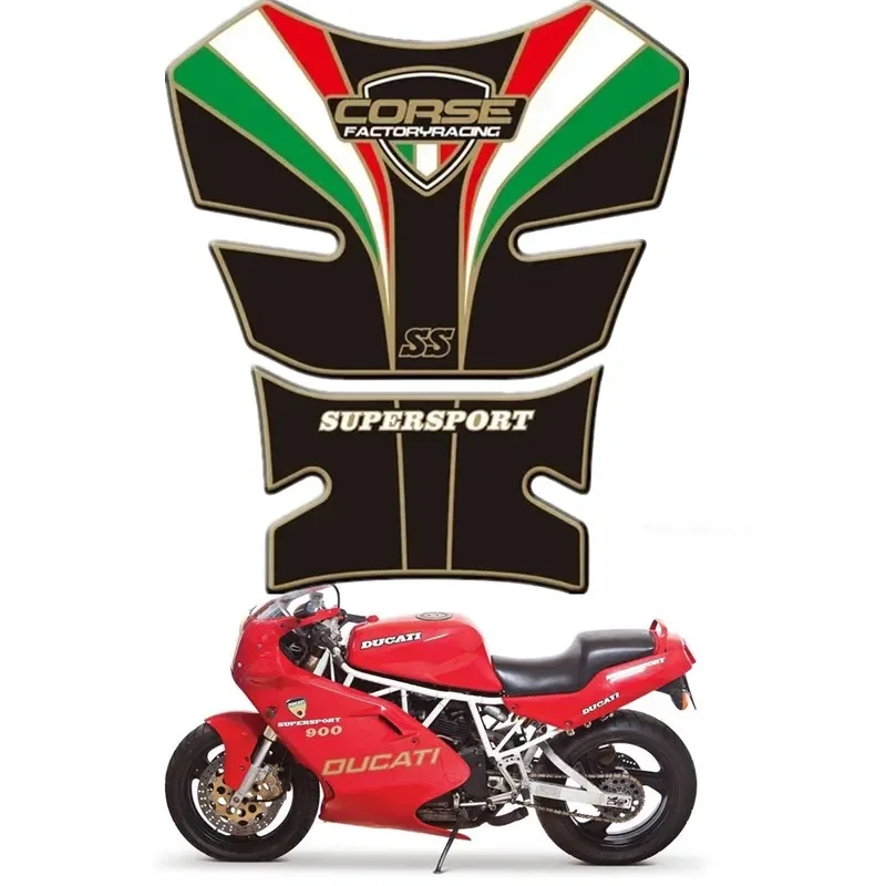 For Ducati SS Supersport 1989 - 1998 Motorcycle Tank Pad Protector 3D Gel Sticker Decal - 4 Accessories Accessories