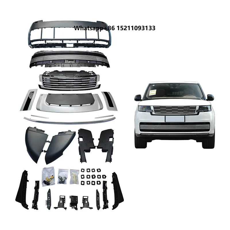 2024 Car Modification Upgrade 2024 Front Bumper Assembly Front Bumper Front Lip Engine Hood for