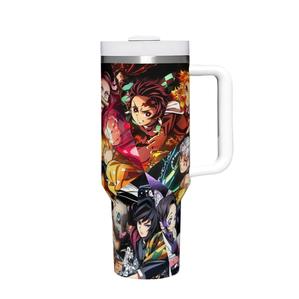 

Anime Demon Slayer Blade 40 Oz Ultimate Tumbler with Handle and Straw Vacuum InsulatedTumbler with Straw and Lid StainlessSteel