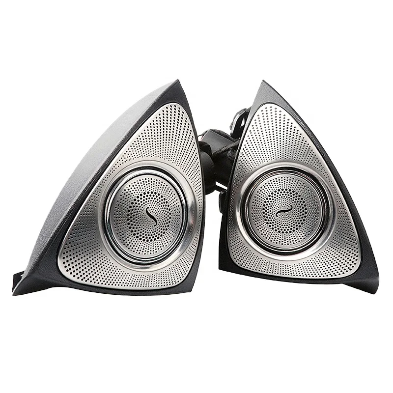 

For Mercedes Benz C-class W205 With 64 Colors 2015-2021 3D Rotary Treble Tweeter Speakers With Ambient Lights