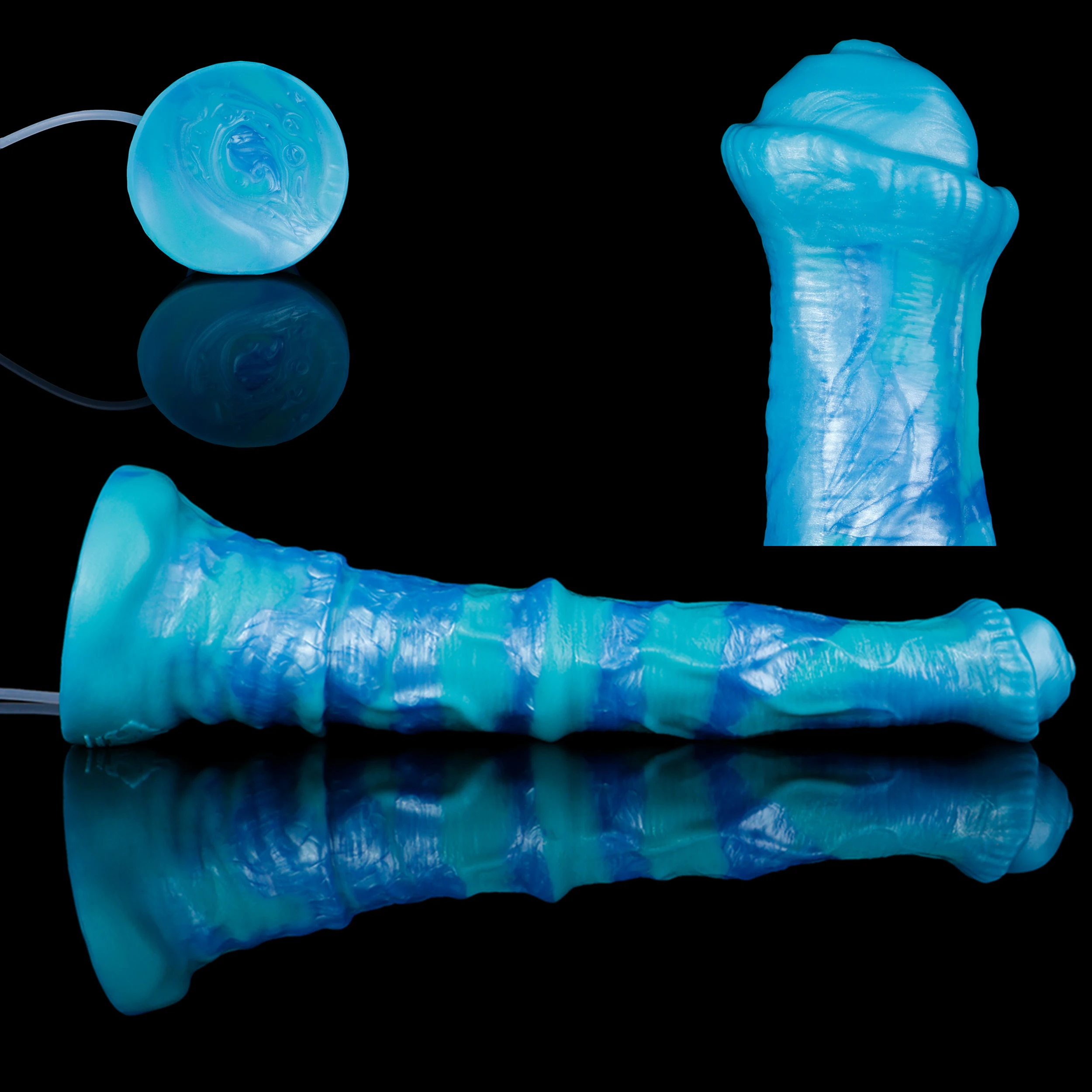 LICKER Extremely Long Squirting Dildo Ejaculating Butt Plug Soft Penis With Suction Cup Anal Dilator G-Spot Sex Toys For Women