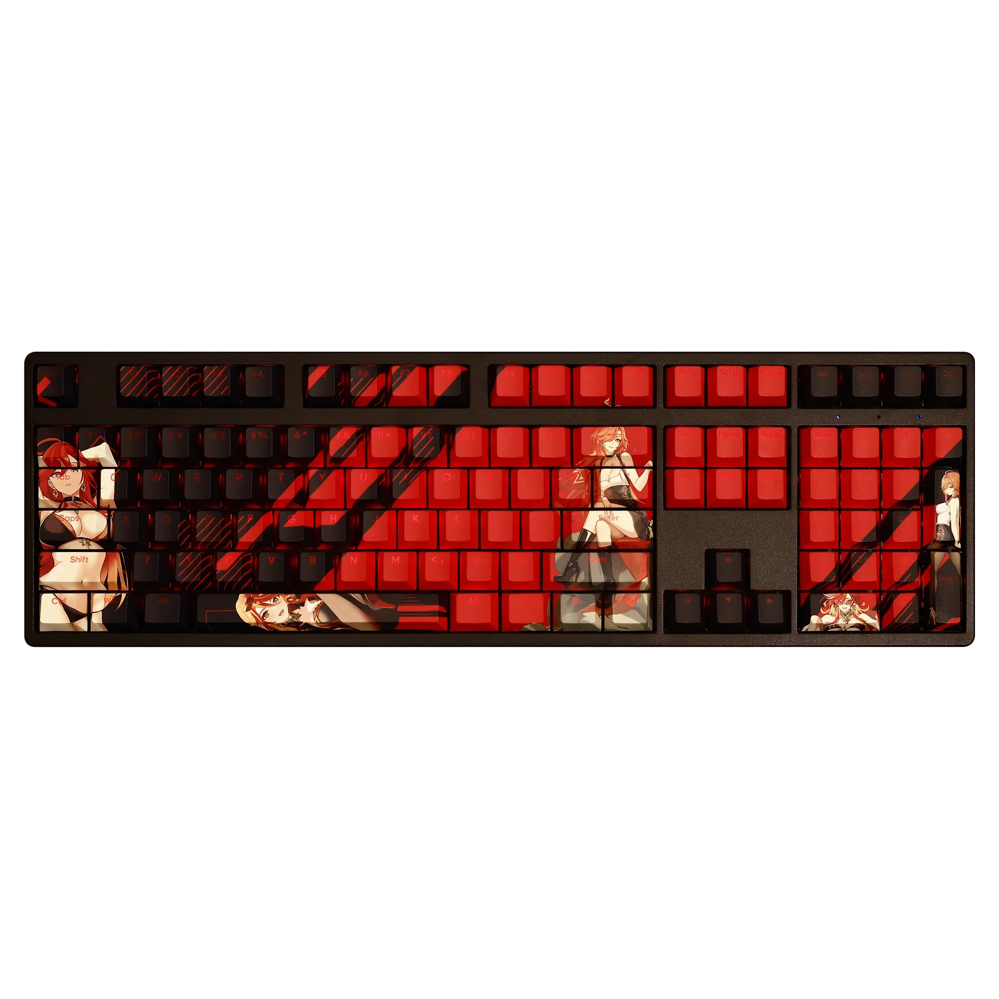 108 tasti/Set Genshin Impact mvuika PBT Keycaps Cherry Profile fai da te personalizzato per MX Switch tastiera meccanica regalo di gioco Anime