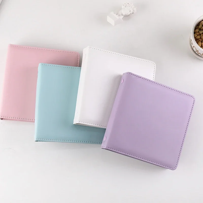 50/100 Inner Pages Loose-leaf Portable Photo Album PU Leather Album for Mini Instax & Name Card 3/Inch  Album Photos