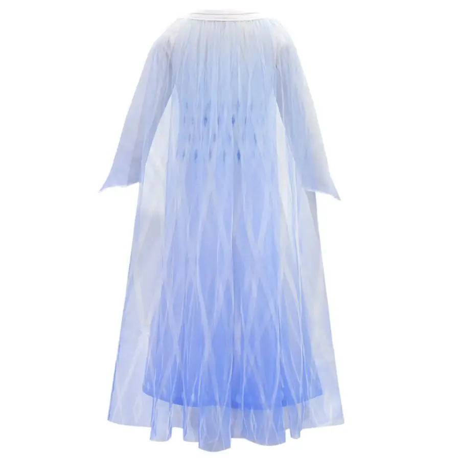 Cosplay Kleid Für Mädchen Schnee Königin Kleider Geburtstag Party Karneval Kostüme Vestido Mädchen Prinzessin Schneeflocke Druck Kleider – Detail 2