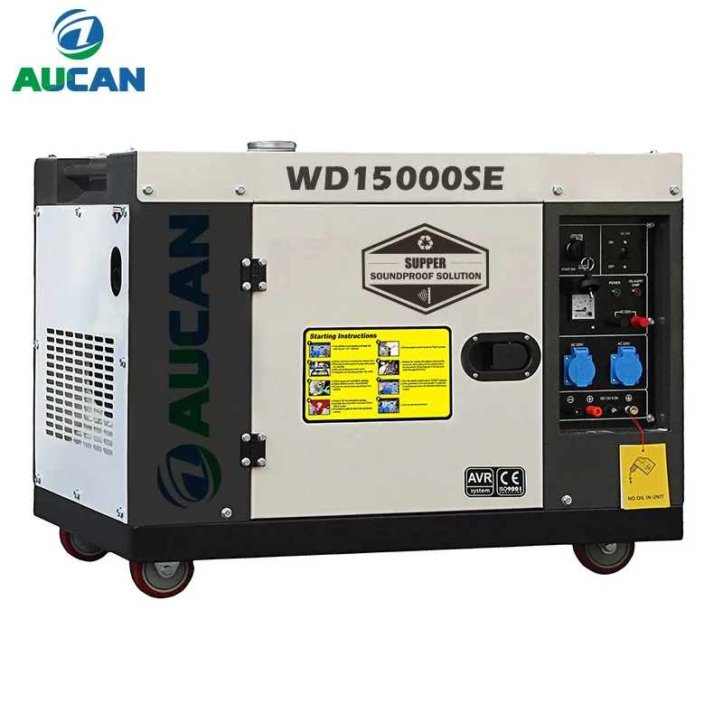 YUNYI Diesel generator 15kva 12kw single phase generator single cylinder high effciency for home use