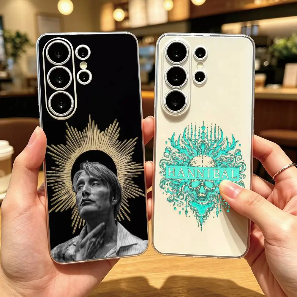 Classic US series Hannibal  Phone Case For Samsung S25,S24,S21,S22,S23,S30,Ultra,S20,Plus,Fe Transparent Cover Gift