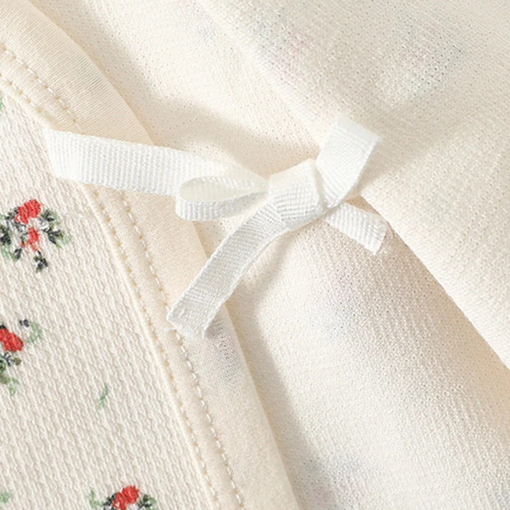 My First Christmas Baby Girl Bodysuits Long Sleeve Cotton Floral Fall Winter Baby Onesies Princess Newborn Infant Clothing view 5