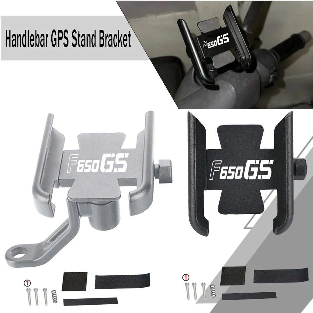

FOR BMW F650GS Single F650GS Dakar 2000-2012 2011 Motorcycle Handlebar Mobile Phone Holder GPS Stand Bracket F650GS Single/Dakar