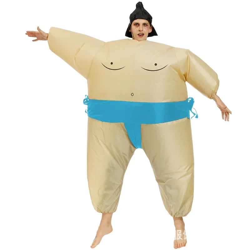 Inflatable Japanese Sumo Wrestler Costume Halloween Stage Performance Cosplay Props Birthday Party Outdoor Street Shooting