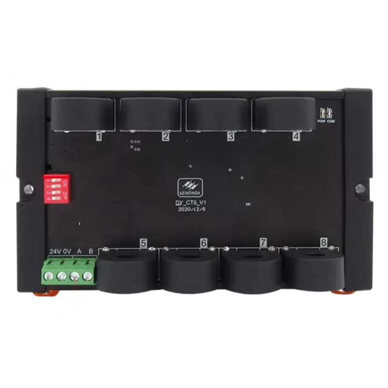 8 Channel Current Transformer AC 0-50A Isolated RS485 Modbus-RTU Communication 0.1A Accuracy Current Acquisition Module