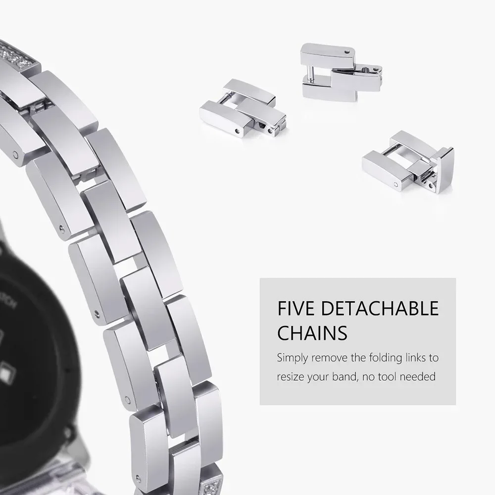 Voor Pixel Horloge Roestvrij Staal Banden Armband Voor Google Pixel Horloge Klassieke Metalen Band Vervangende Band Horlogeband Accessoires